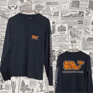 Navy Blue Vineyard Vines Long Sleeve TShirt, Adult Size XL